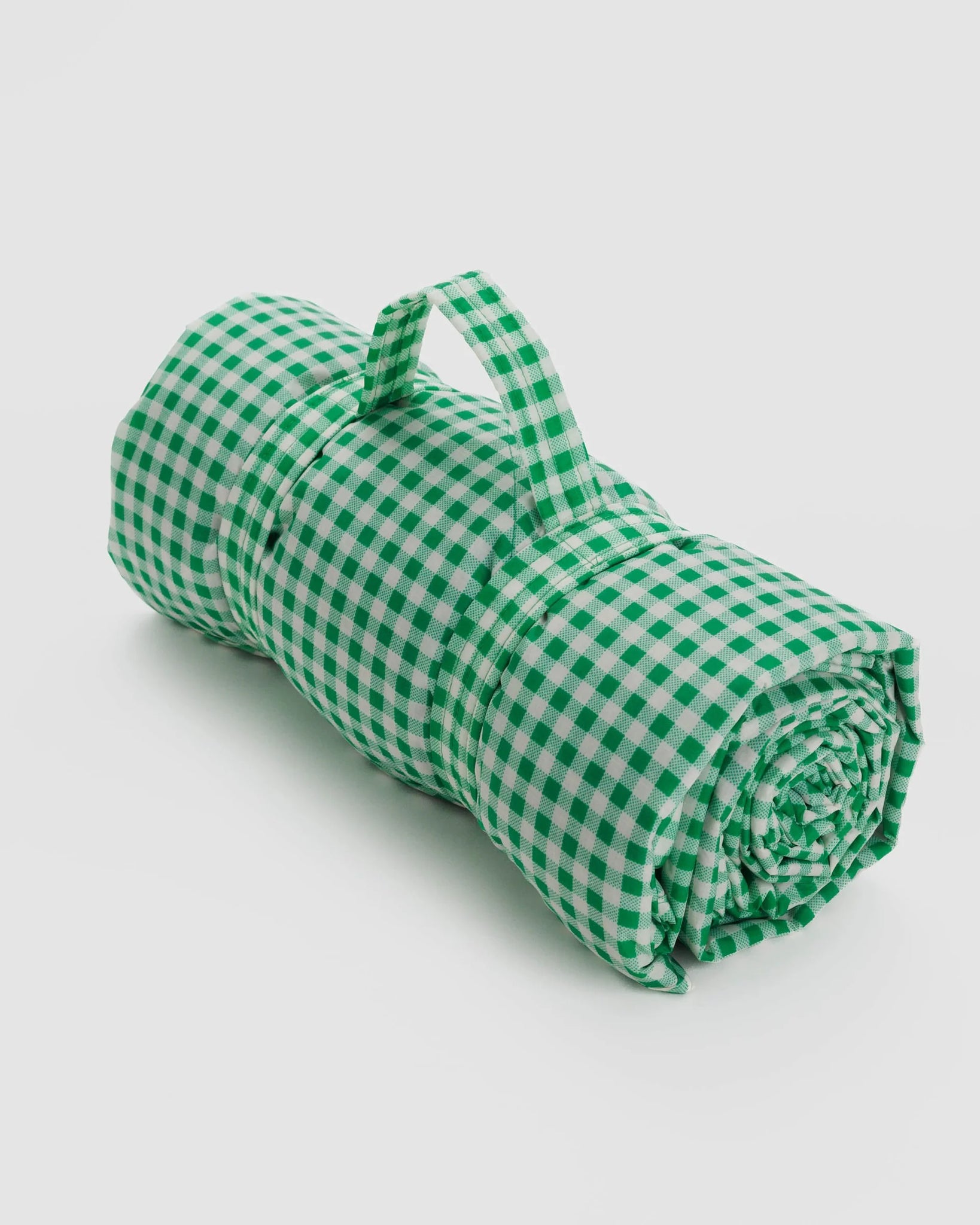 Baggu Puffy Picnic Blanket - Green Gingham