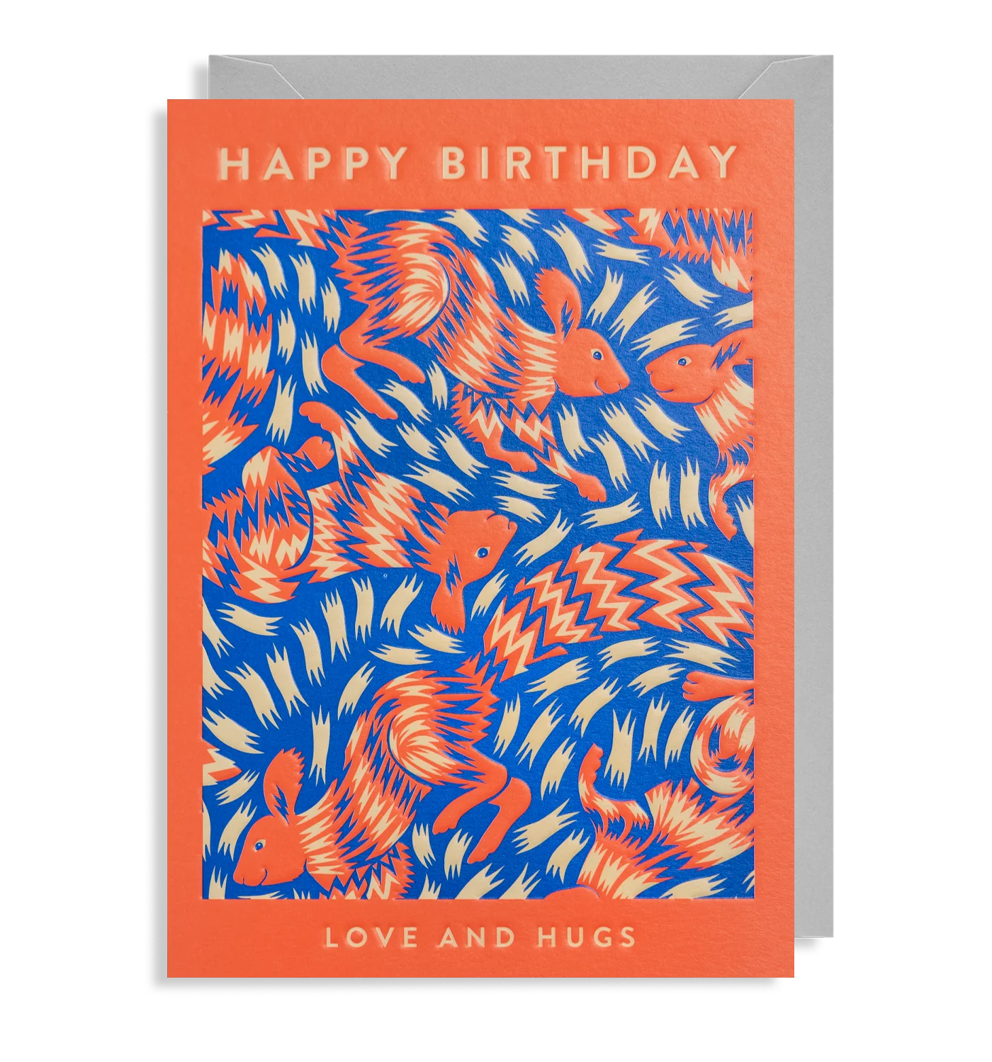 Lagom Design Card - Happy Birthday Love and Hugs