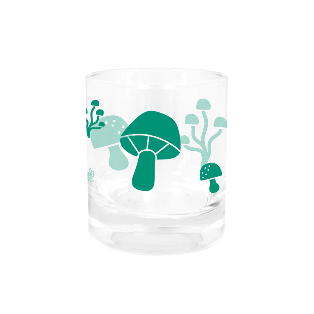 Iko Iko Design Glass Tumbler - Fungi Emerald