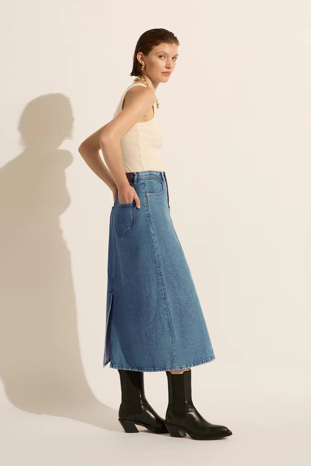 Outland Denim Ruby Maxi Skirt - Heritage