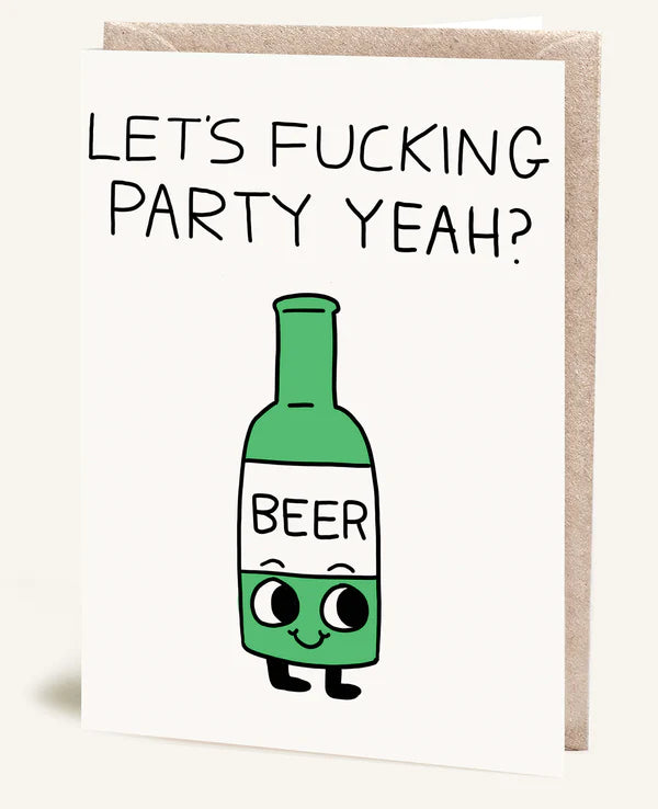 Jolly Awesome Card - Let's Party