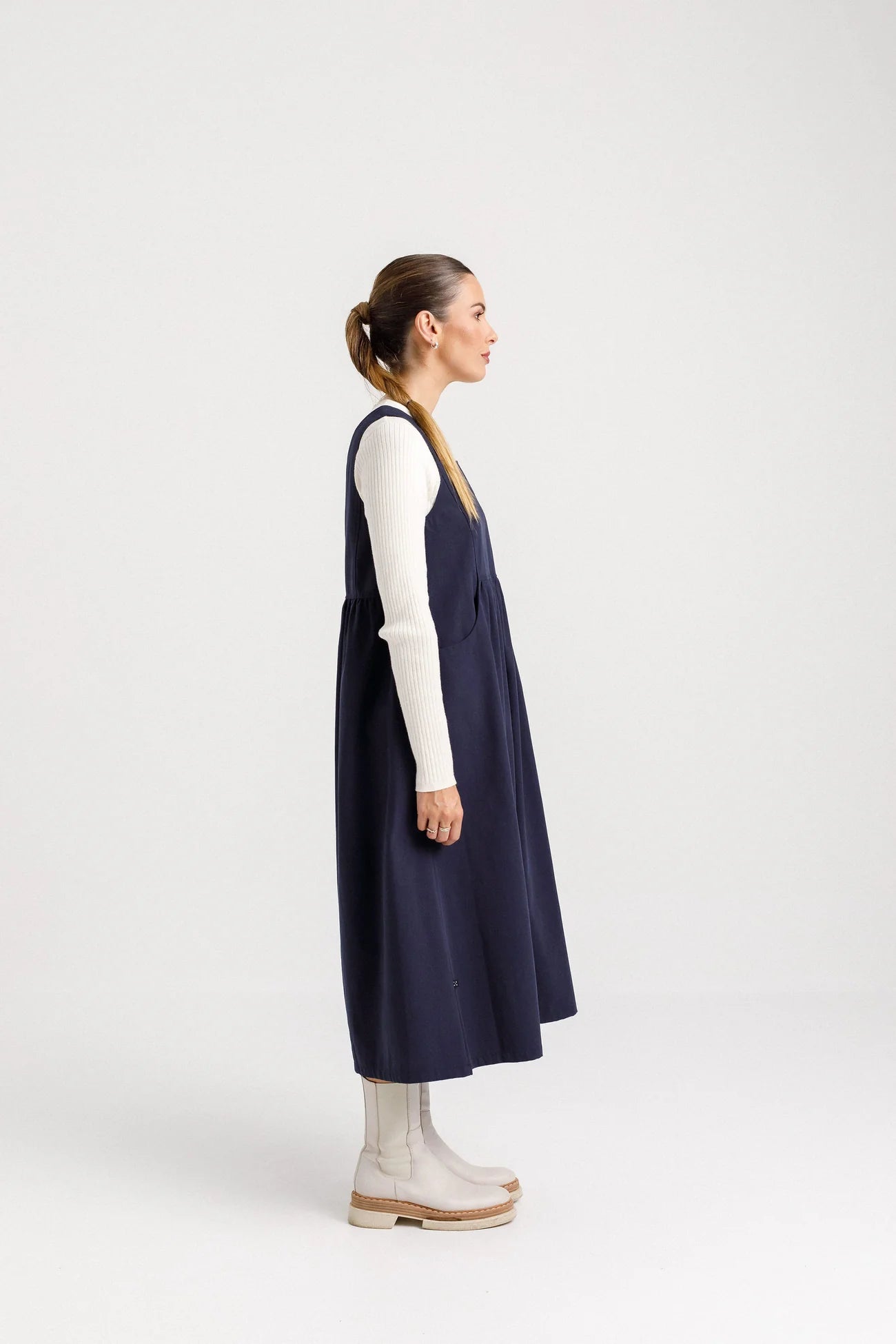 Thing Thing Easeful dress - Navy