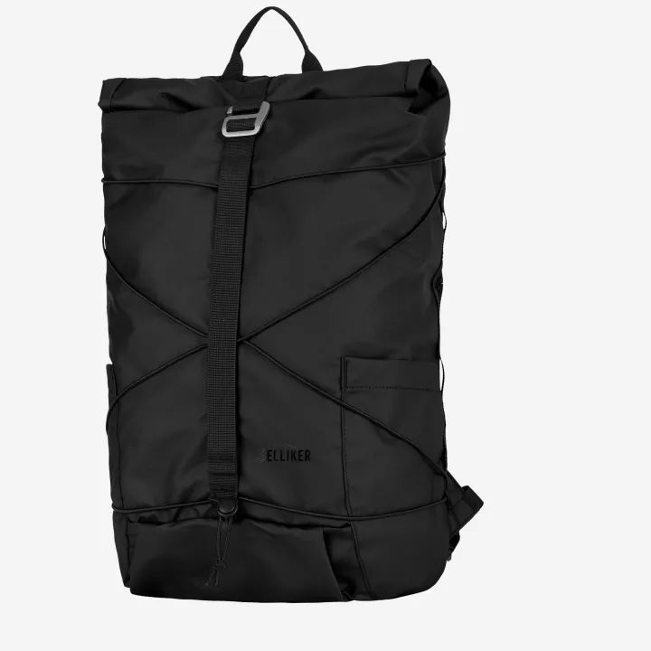 Elliker Dayle Roll Top Backpack 21/25L - Black
