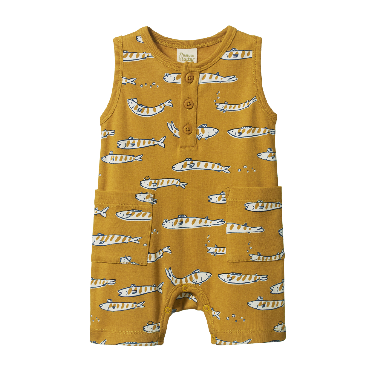 Nature Baby Camper Suit - South Seas Print