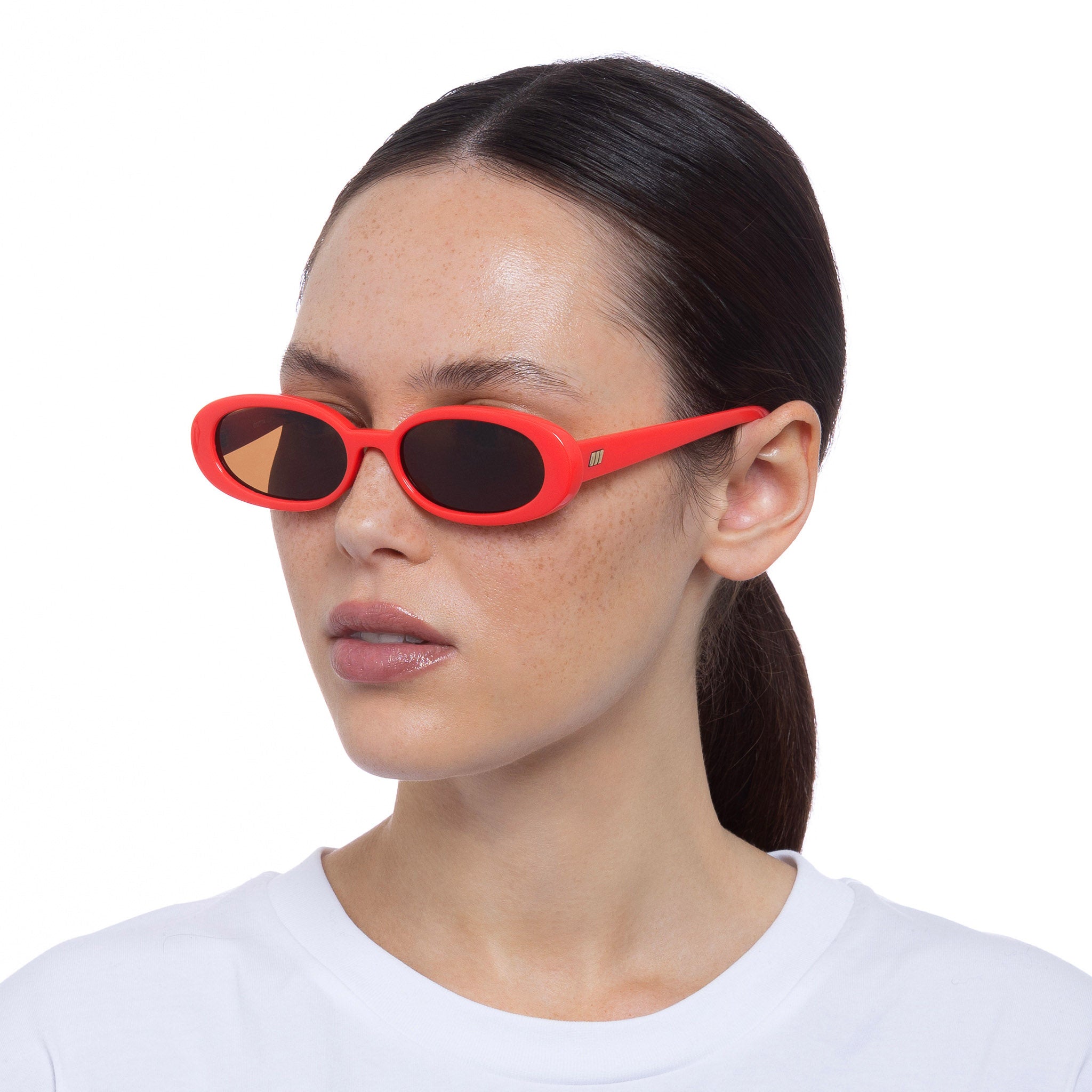 Le Specs Sunglasses - Outta Love Sunglasses - Electric Orange