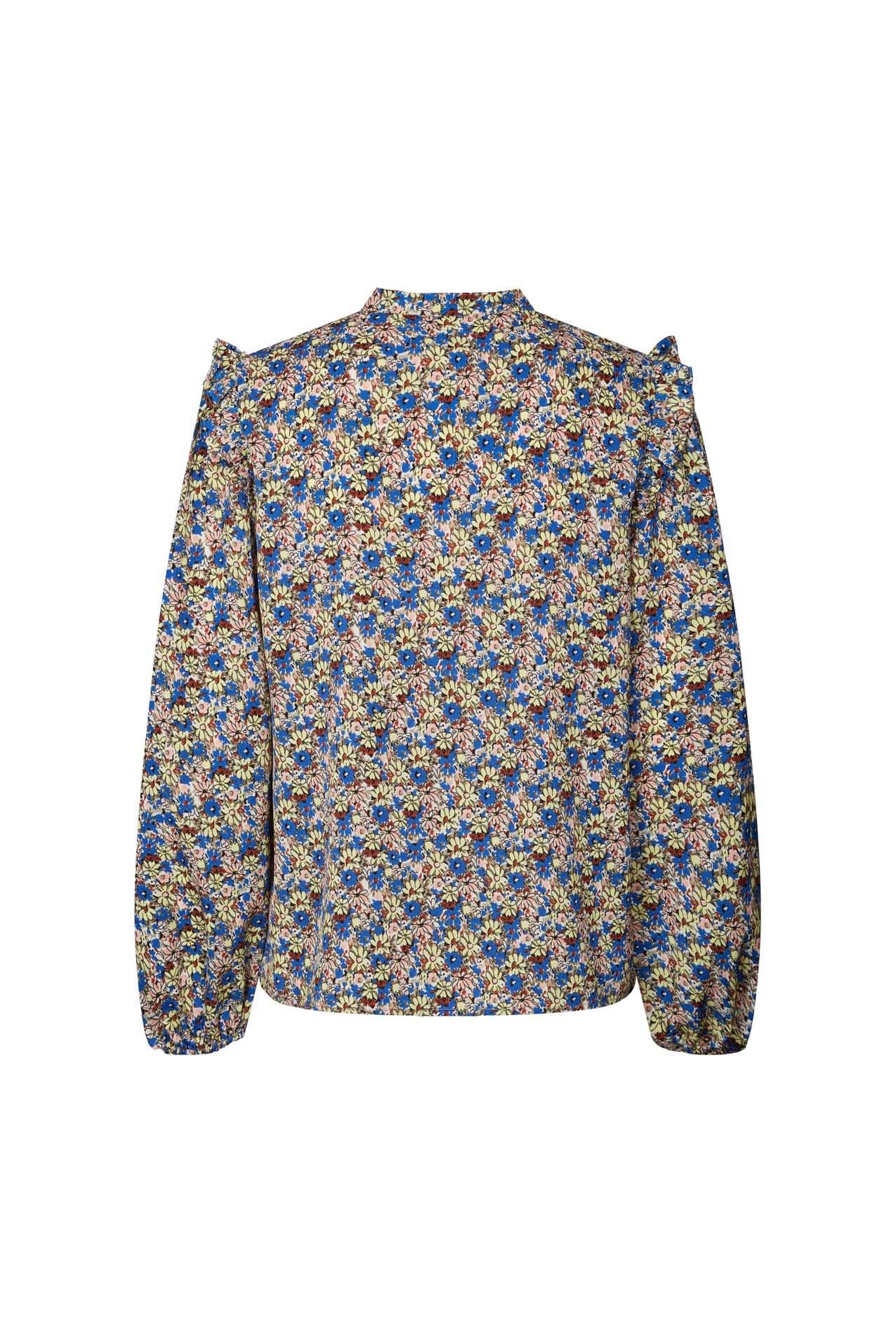 Lollys Laundry Sue Shirt - Multi Floral LUCKY LAST SMALL