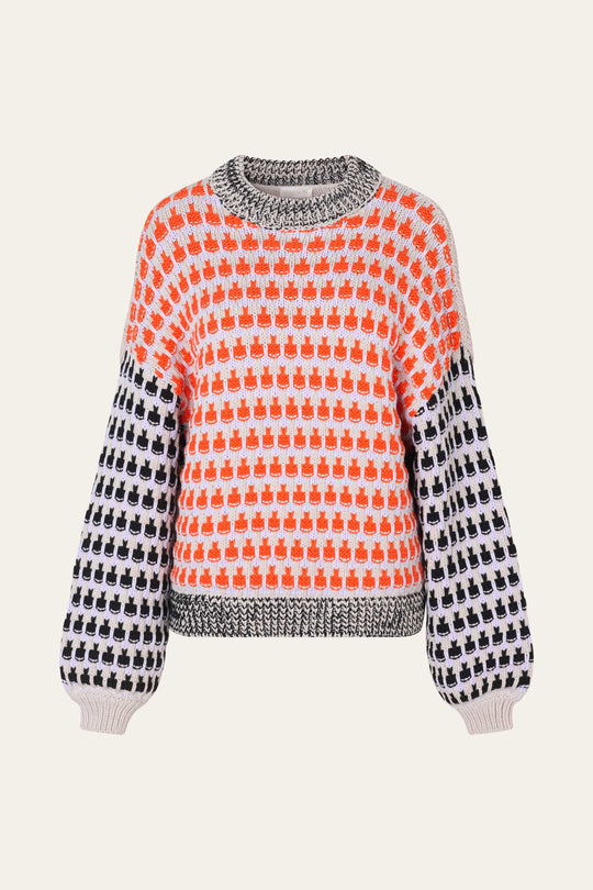 Stine Goya Scharla Funky Chunky Sweater - Lilac Sunset