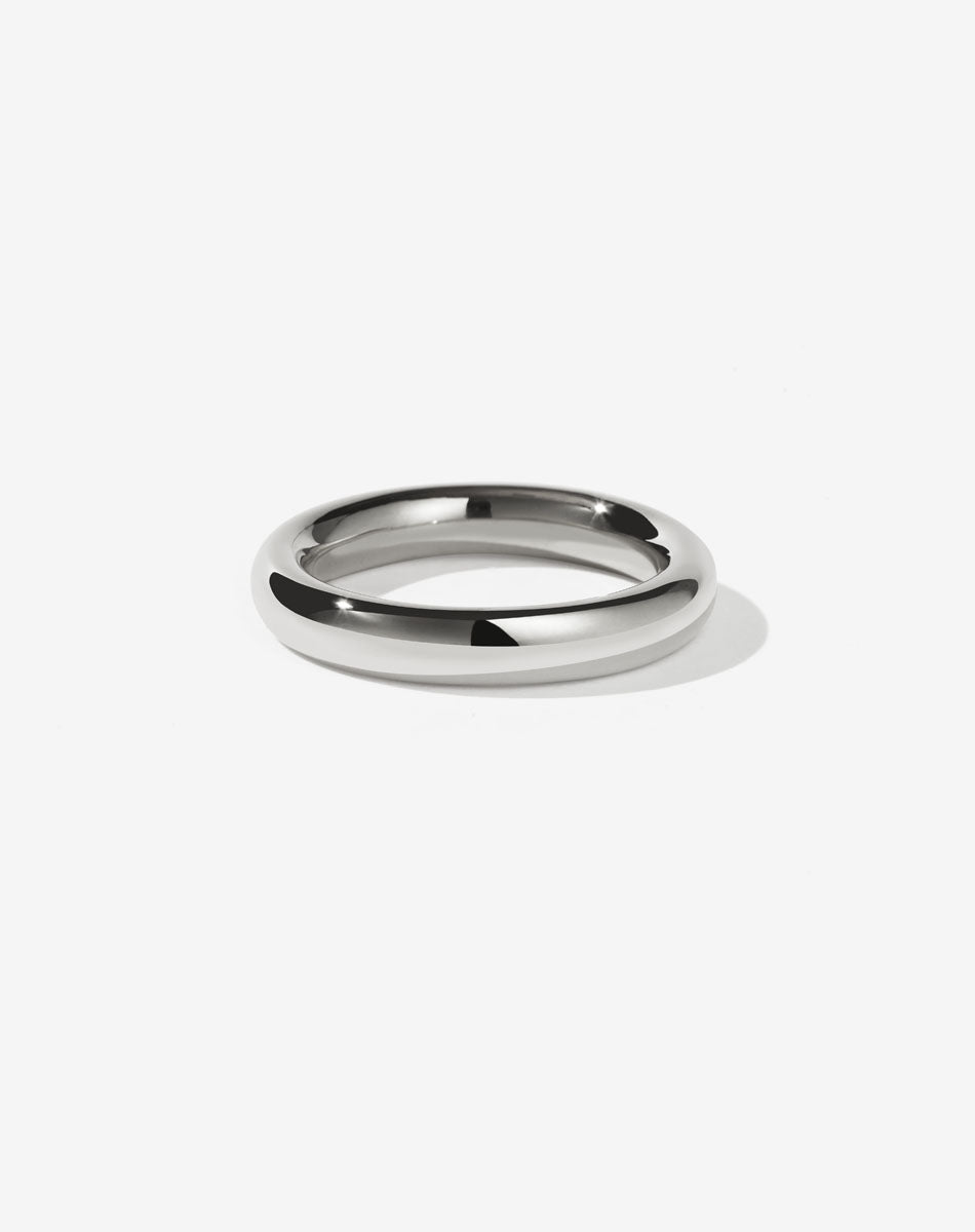 Meadowlark Halo Band 4mm - Sterling Silver