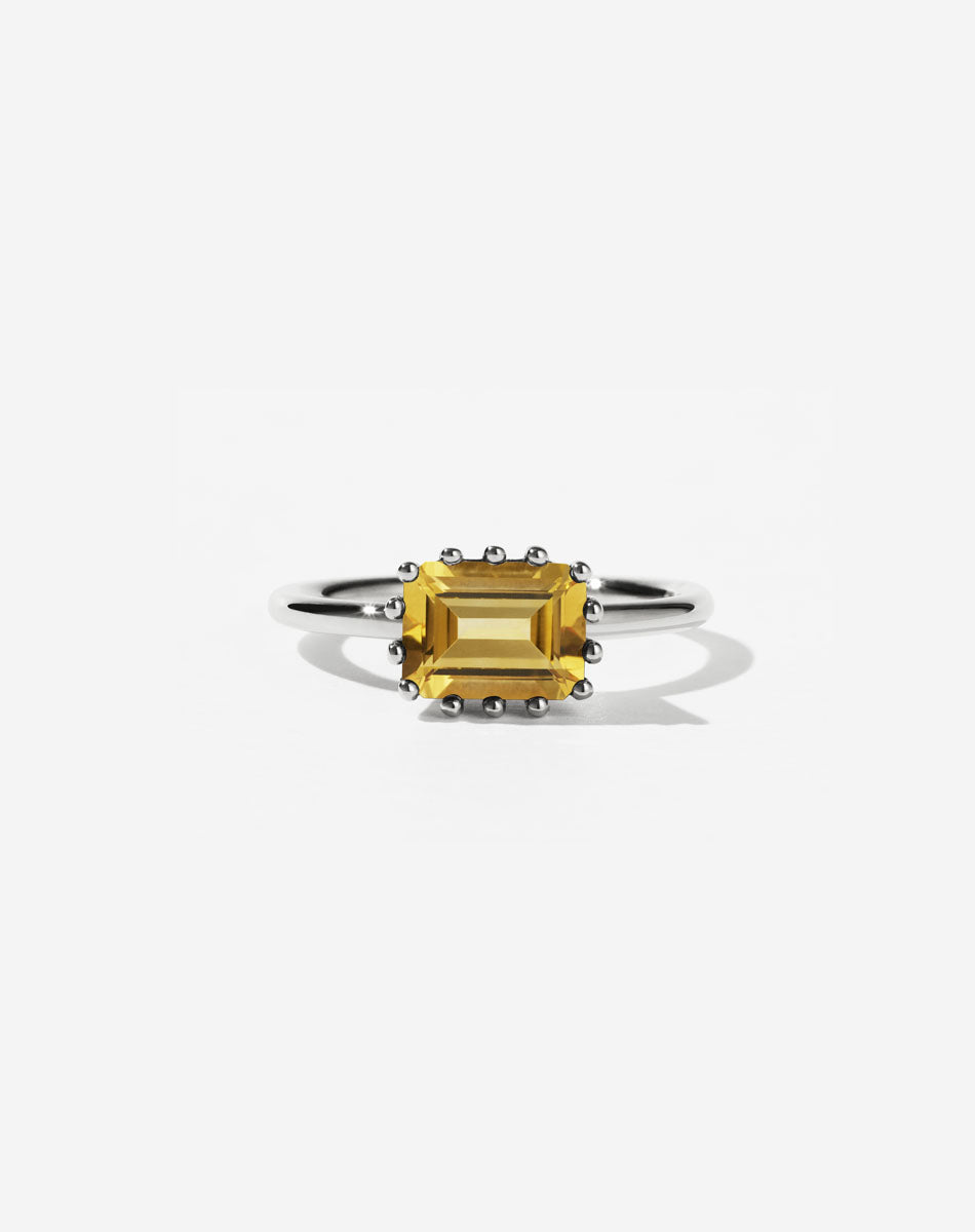 Meadowlark Lucia Ring Sterling Silver - Citrine