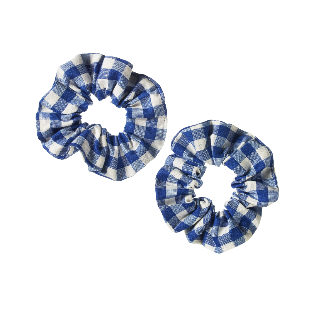 Nature Baby Scrunchies - Isle Blue Check