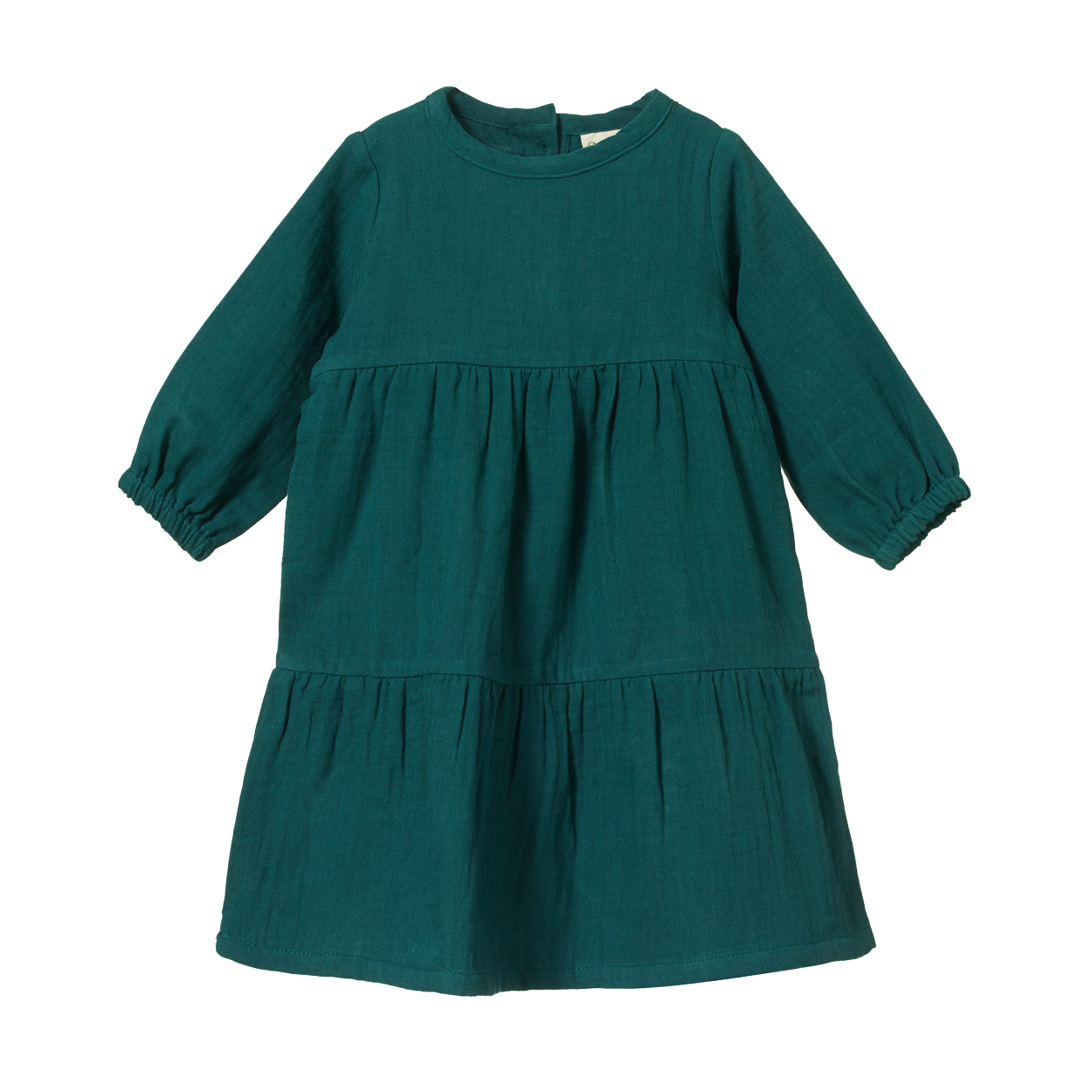 Nature Baby Esther Dress - Teal Crinkle