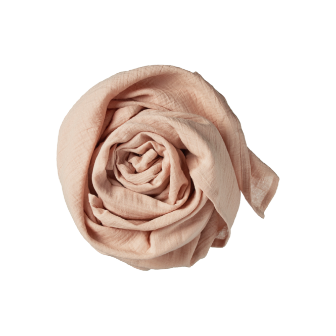 Nature Baby Muslin Wrap - Rose Dusk Crinkle