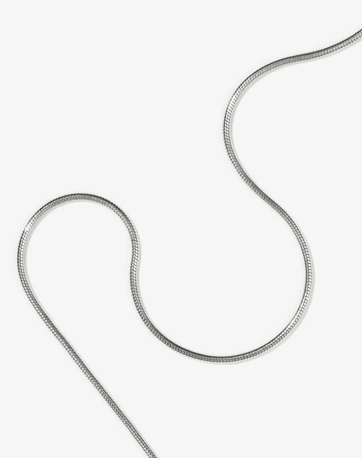 Meadowlark Snake Chain Necklace - Sterling Silver