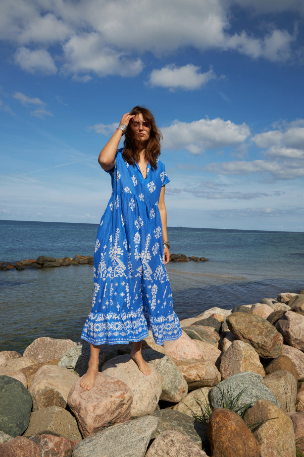 Lollys Laundry Mackay Maxi Dress - Blue