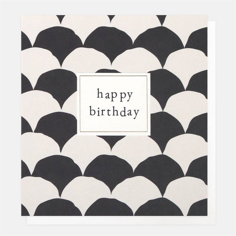 *Card - Caroline Gardner - Happy Birthday Contrast Fan