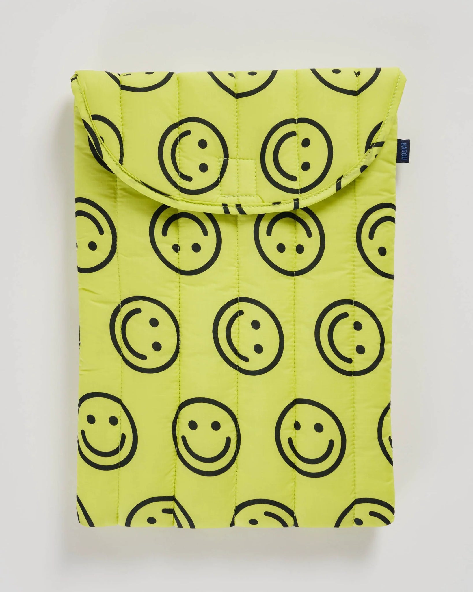 Baggu Puffy Laptop Sleeve 16" - Yellow Happy