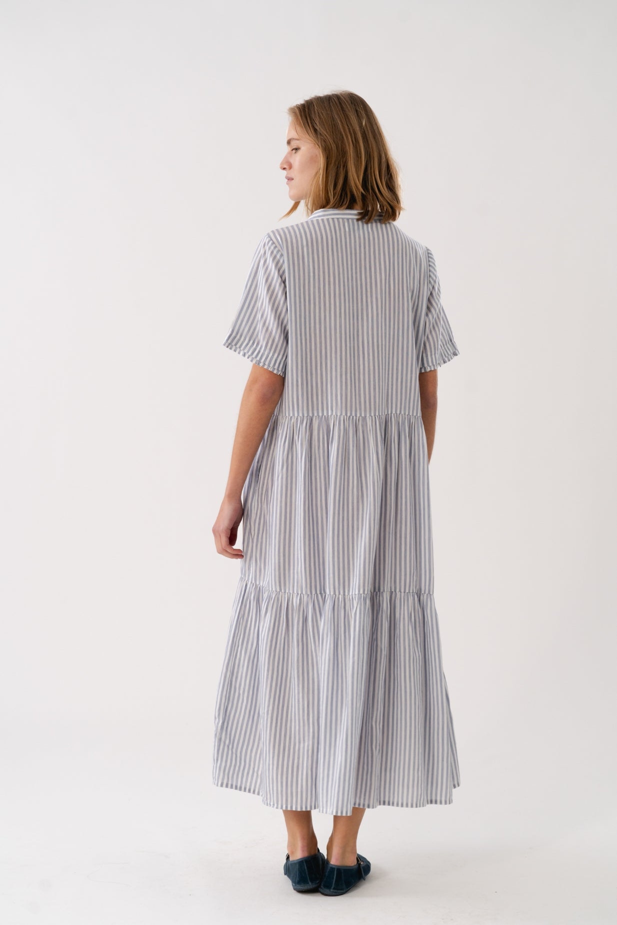 Lollys Laundry Fie Midi Dress - Stripe