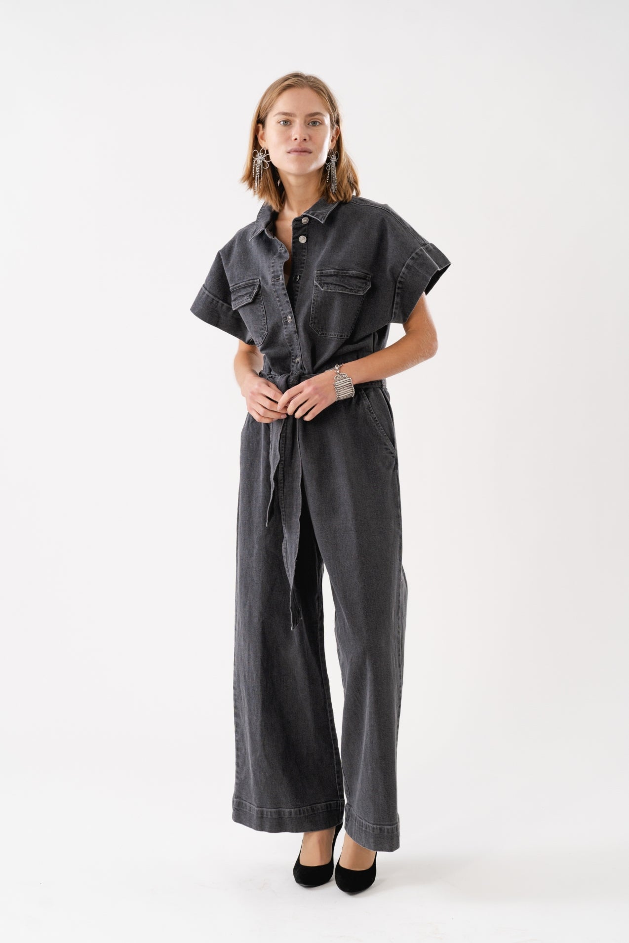 Lollys Laundry Mathilde Jumpsuit - Grey