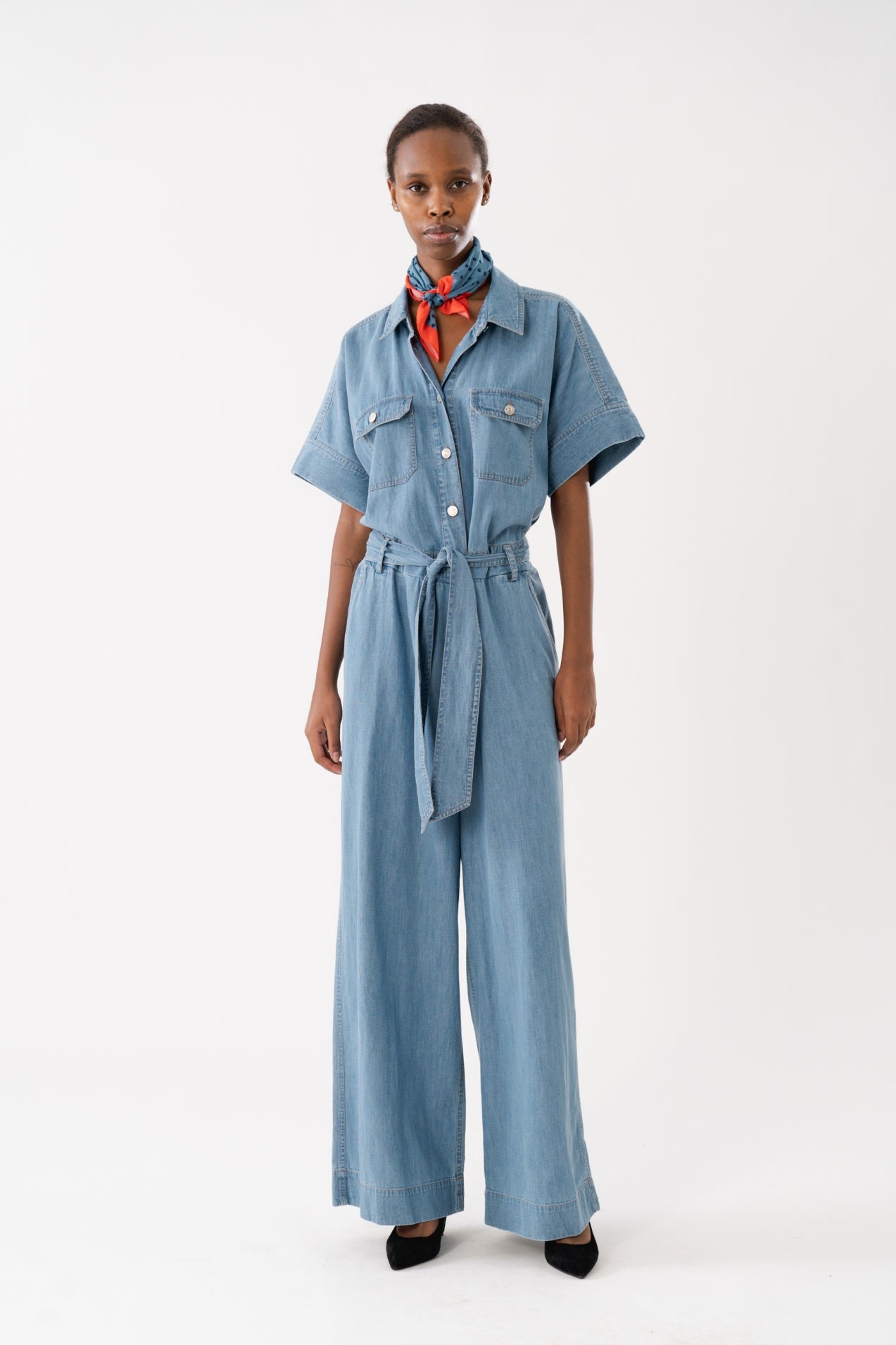 Lollys Laundry Mathilde Jumpsuit - Light Blue