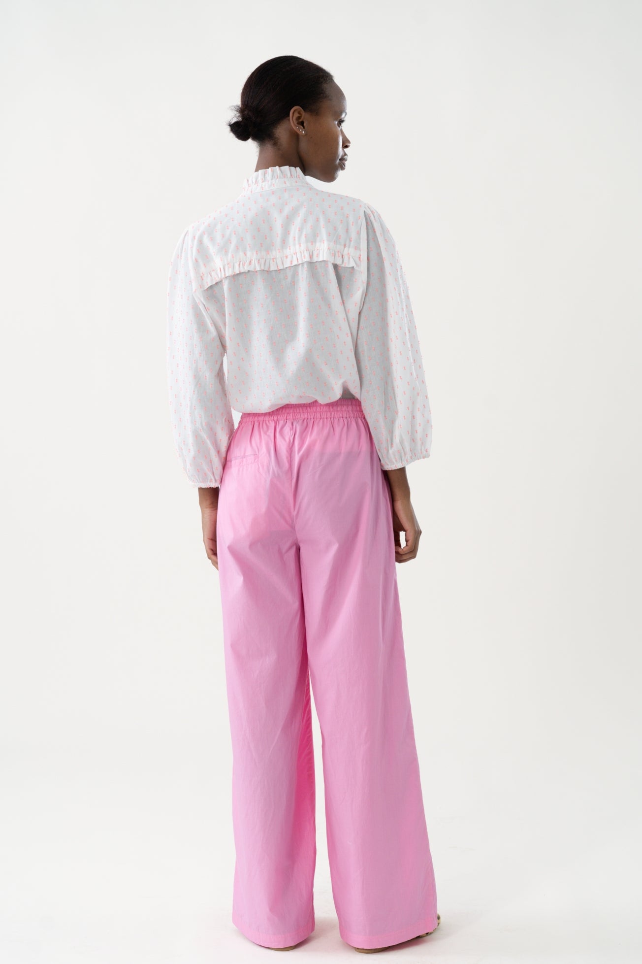 Lollys Laundry Perth Shirt - Neon Peach