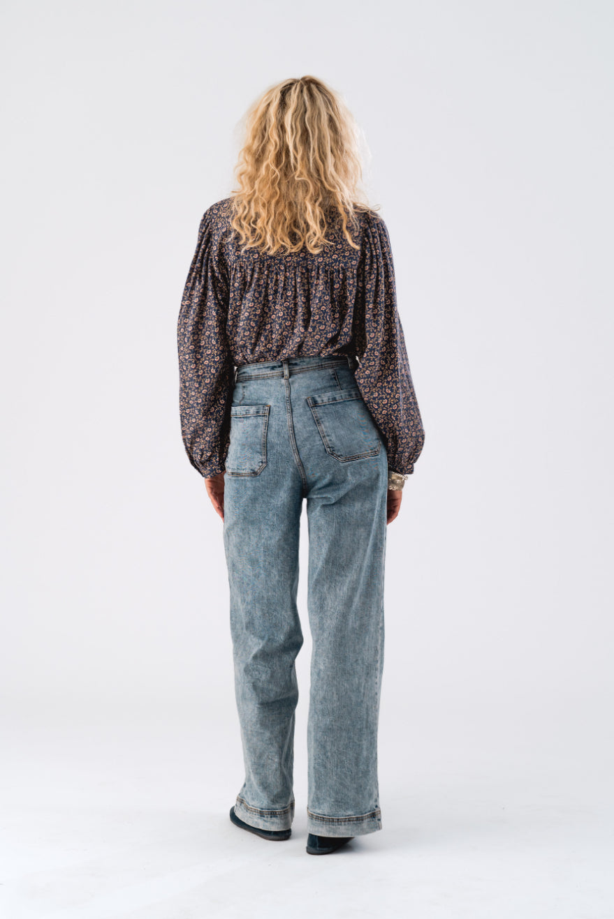 Lollys Laundry Cara Shirt - Flower Print