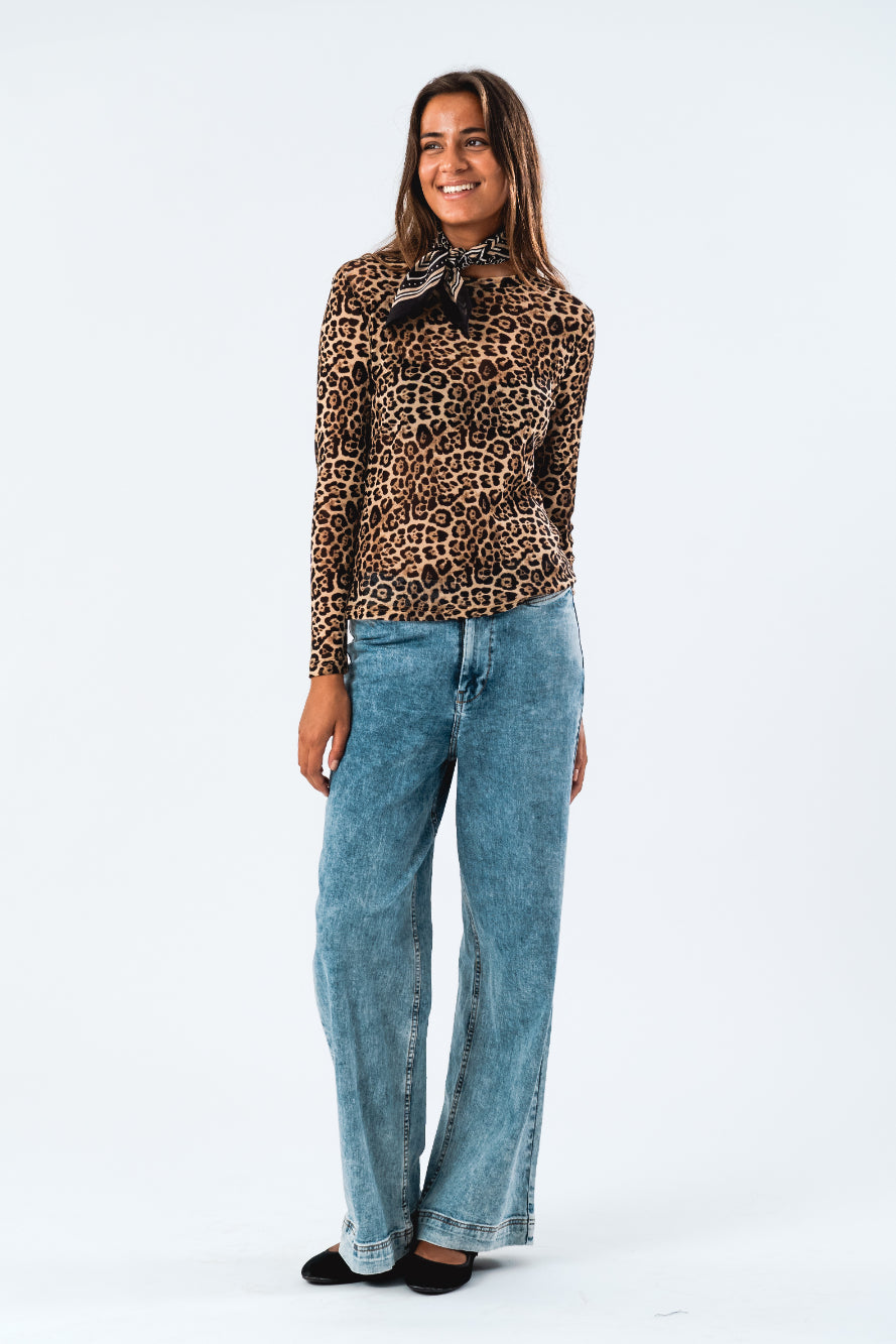 Lollys Laundry Irie Blouse - Leopard