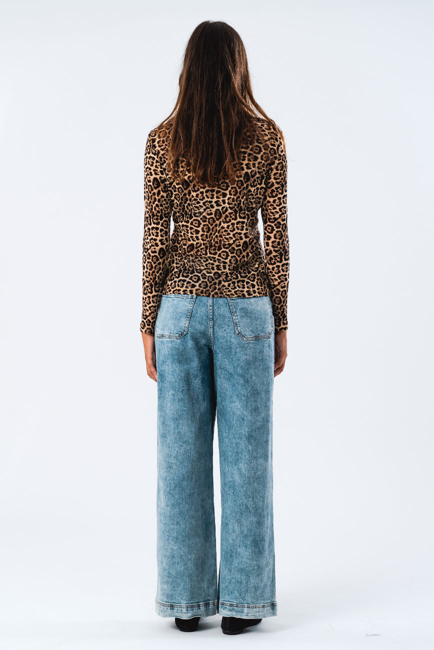Lollys Laundry Irie Blouse - Leopard