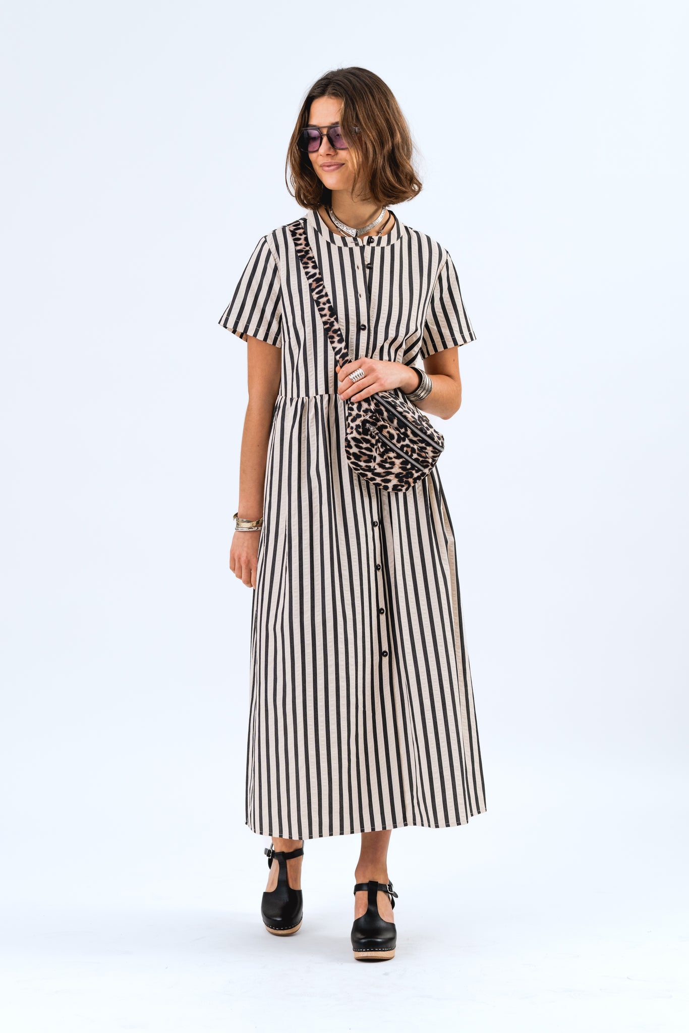Lollys Laundry Aliya Maxi Dress - Stripe