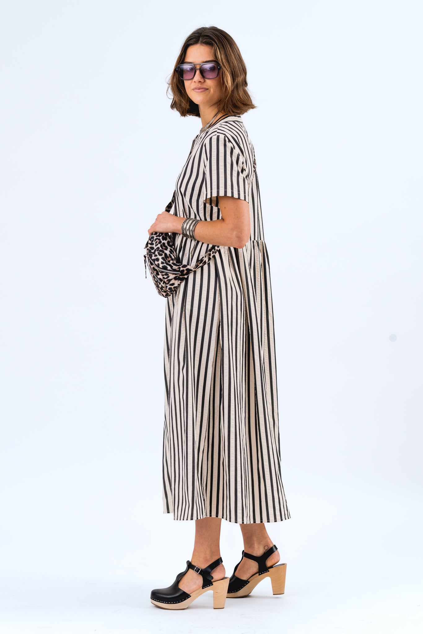 Lollys Laundry Aliya Maxi Dress - Stripe