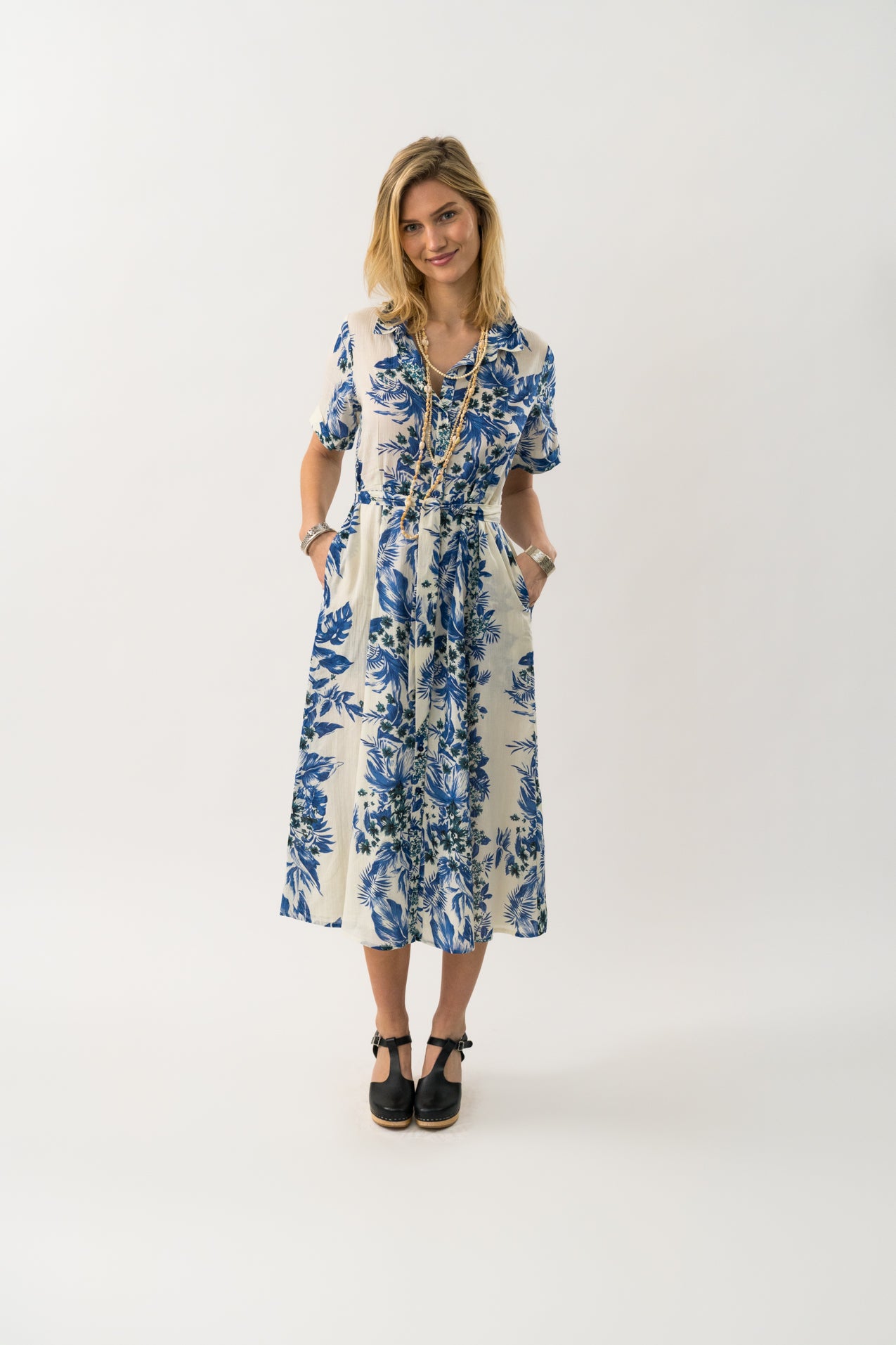 Lollys Laundry Blake Maxi Dress - Blue