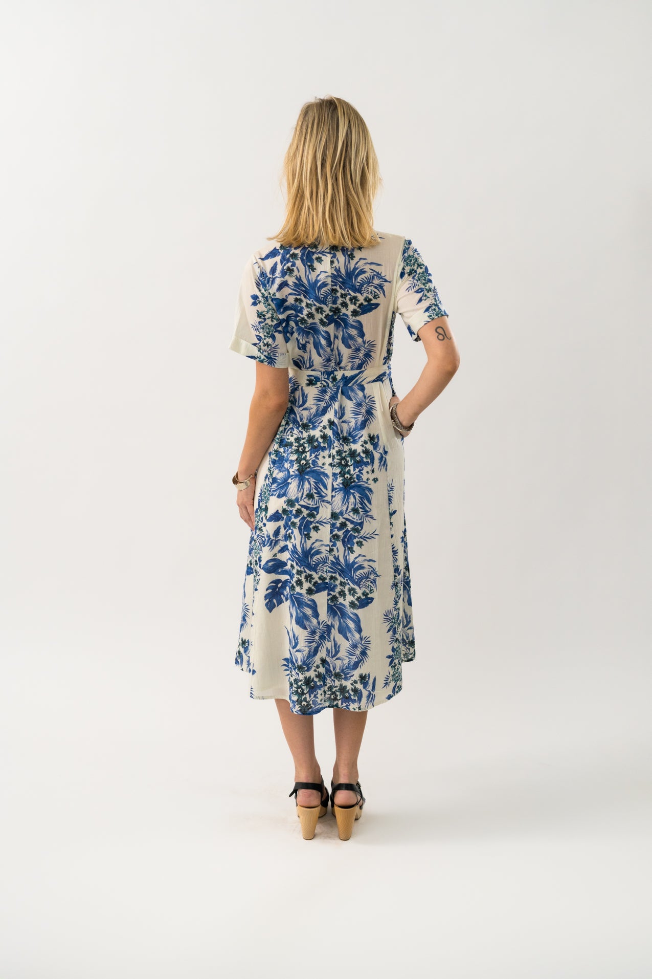 Lollys Laundry Blake Maxi Dress - Blue