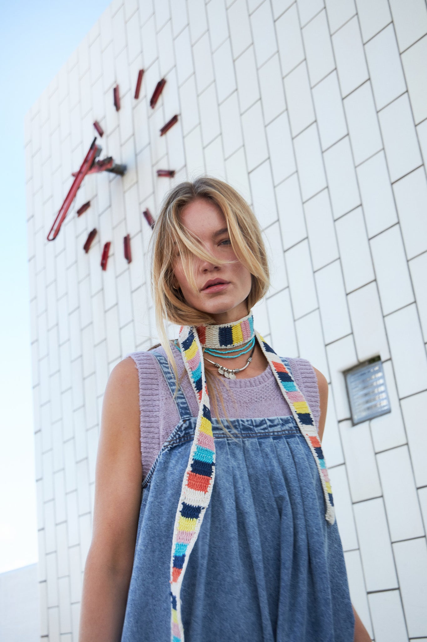 Lollys Laundry Lungo Maxi Dress - Washed Denim