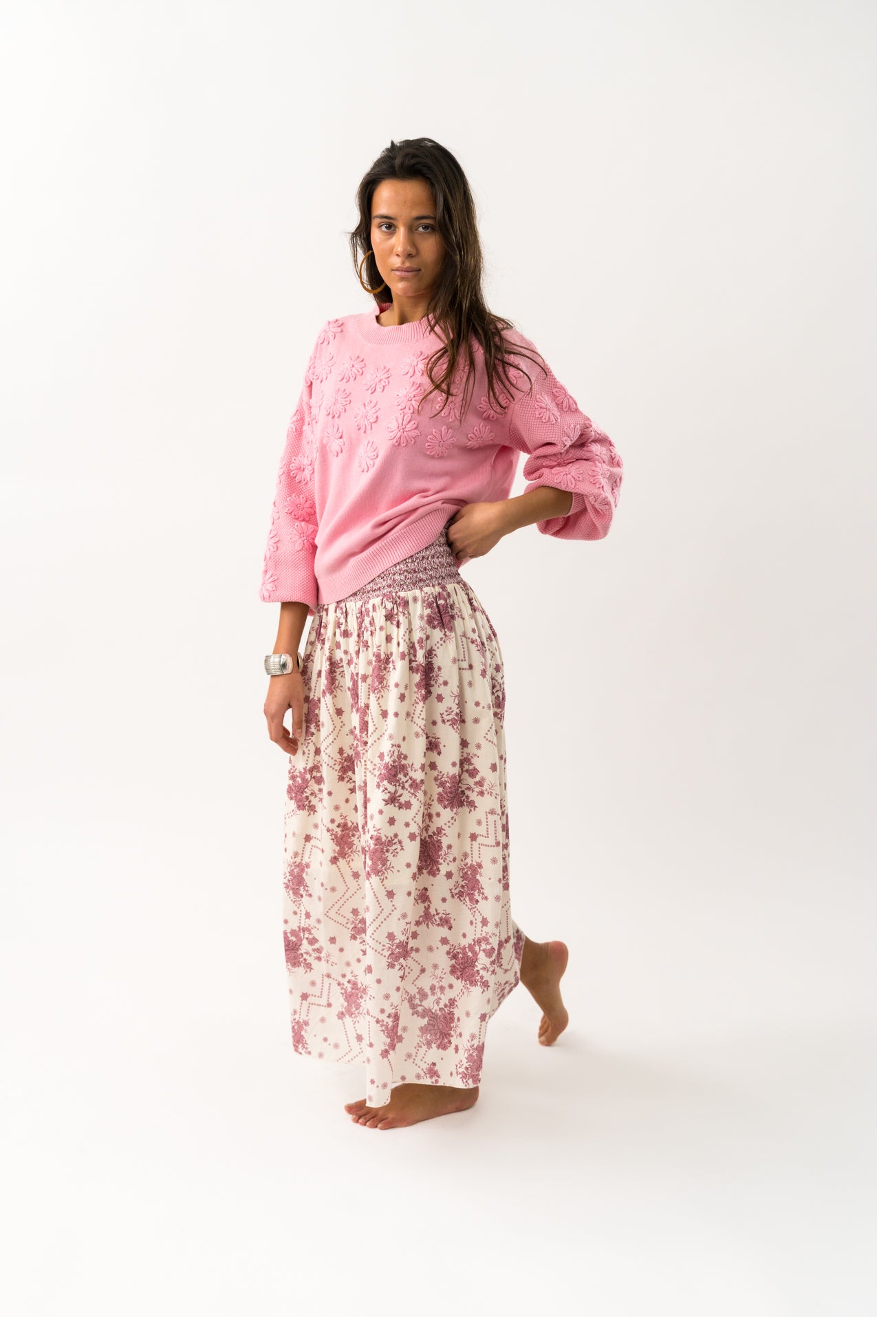 Lollys Laundry Musa Jumper - Neon Pink
