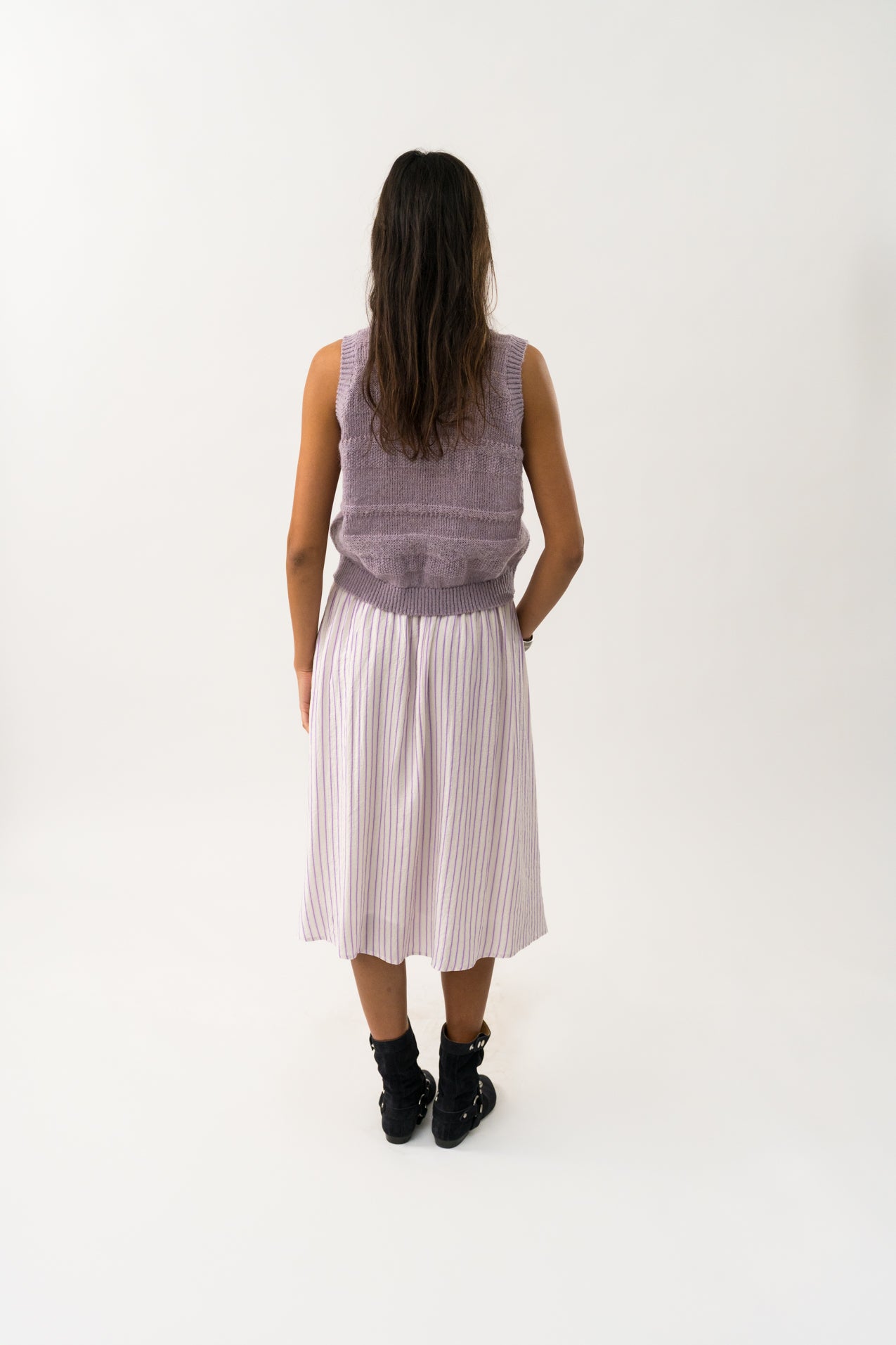Lollys Laundry Chicago Vest - Lavender