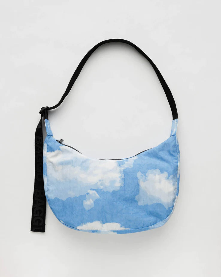 Baggu Medium Nylon Crescent Bag - Clouds