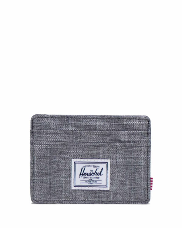 Herschel Charlie Cardholder - Raven Crosshatch