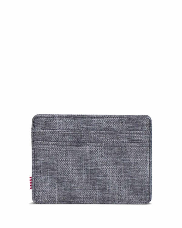 Herschel Charlie Cardholder - Raven Crosshatch