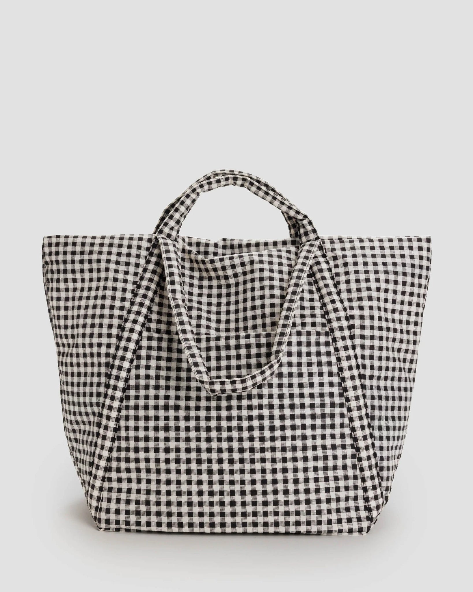 Baggu Travel Cloud Bag - Black and White Gingham