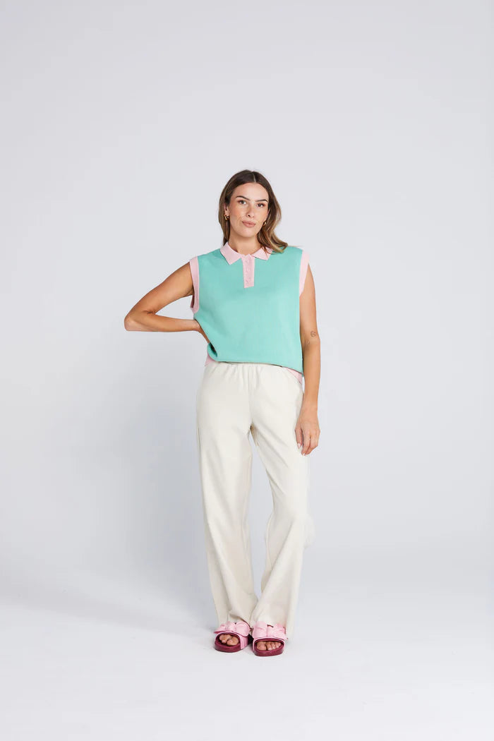 Thing Thing Fairway Polo - Soft Sage