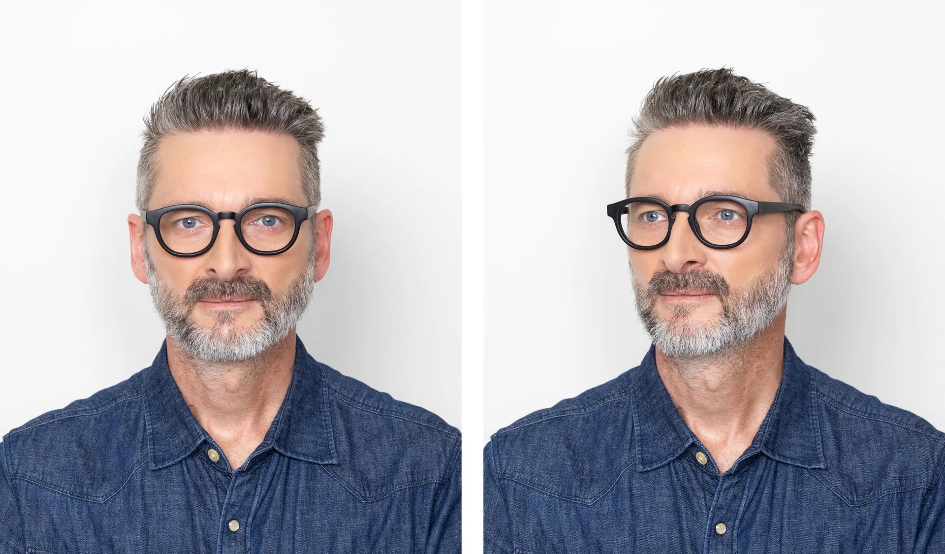 Vital Reading Glasses Jude - Matt Black