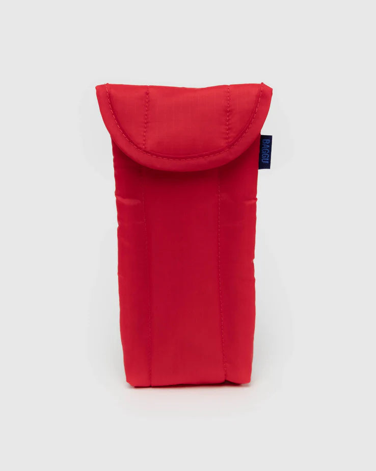 Baggu Puffy Glasses Sleeve - Candy Apple