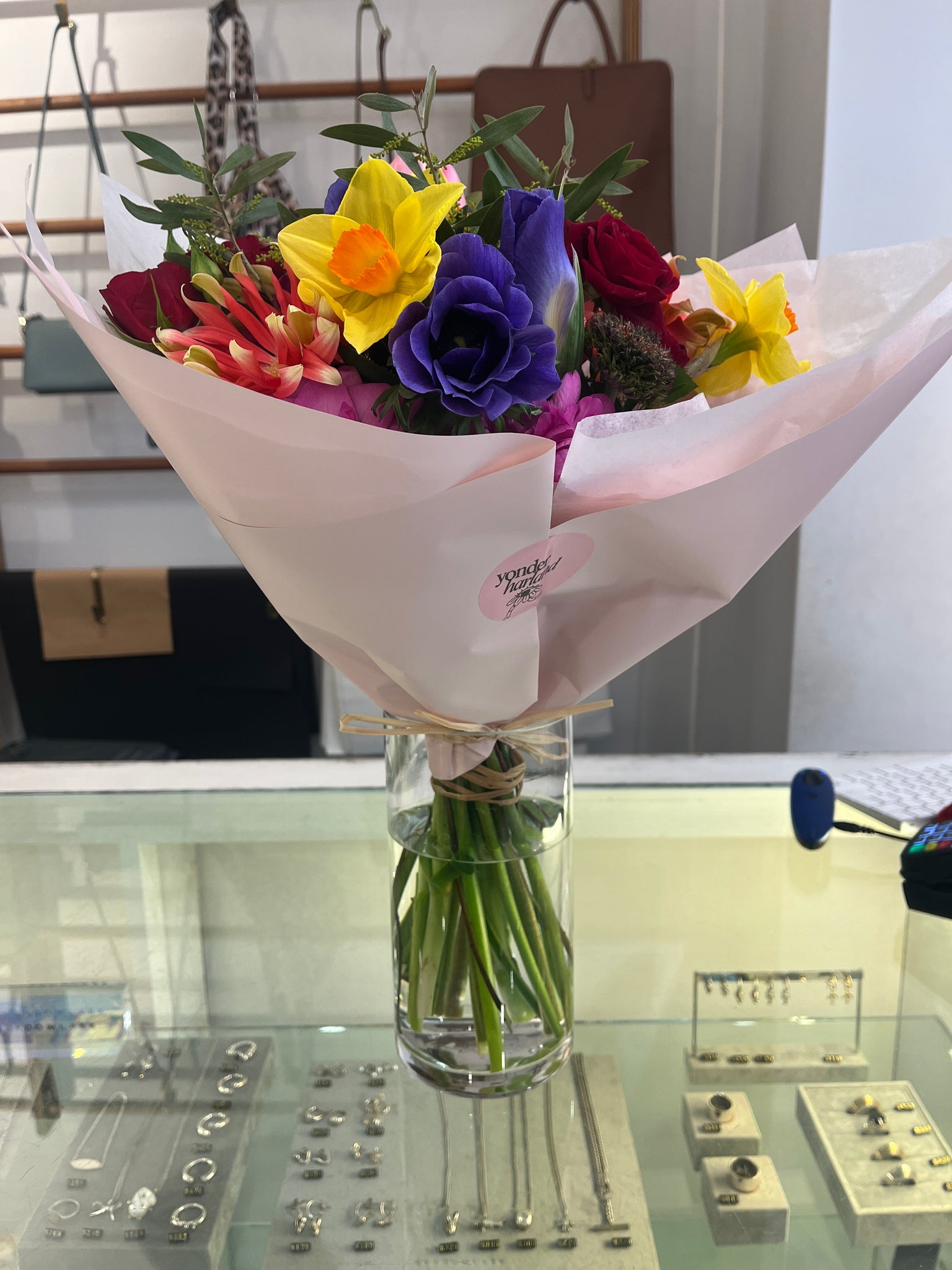 Glass Cylinder Vase 10 x 20cm