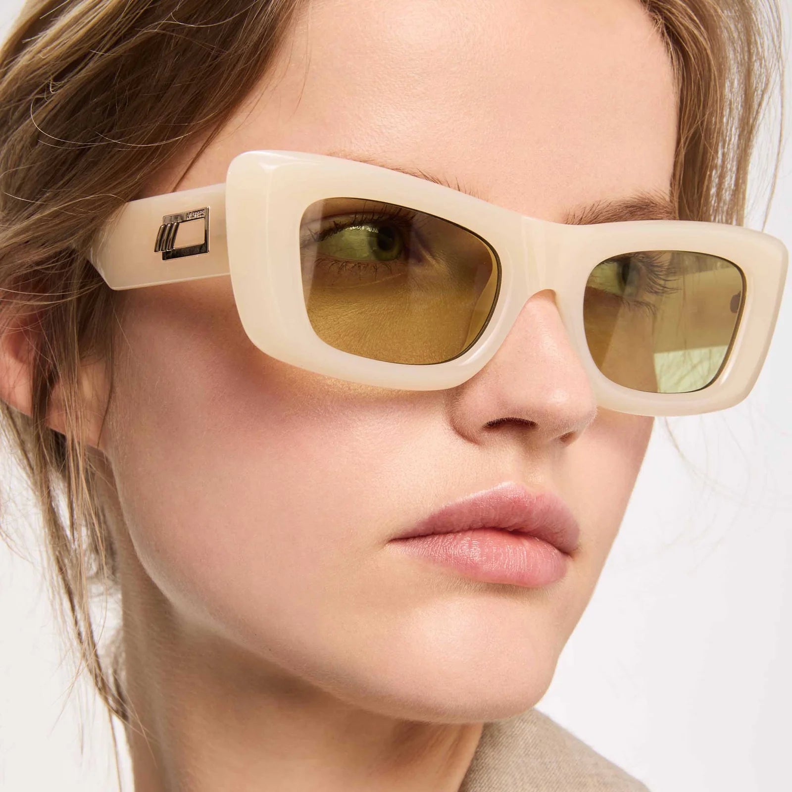 Le Specs Sunglasses Dopamine - Milky Almond