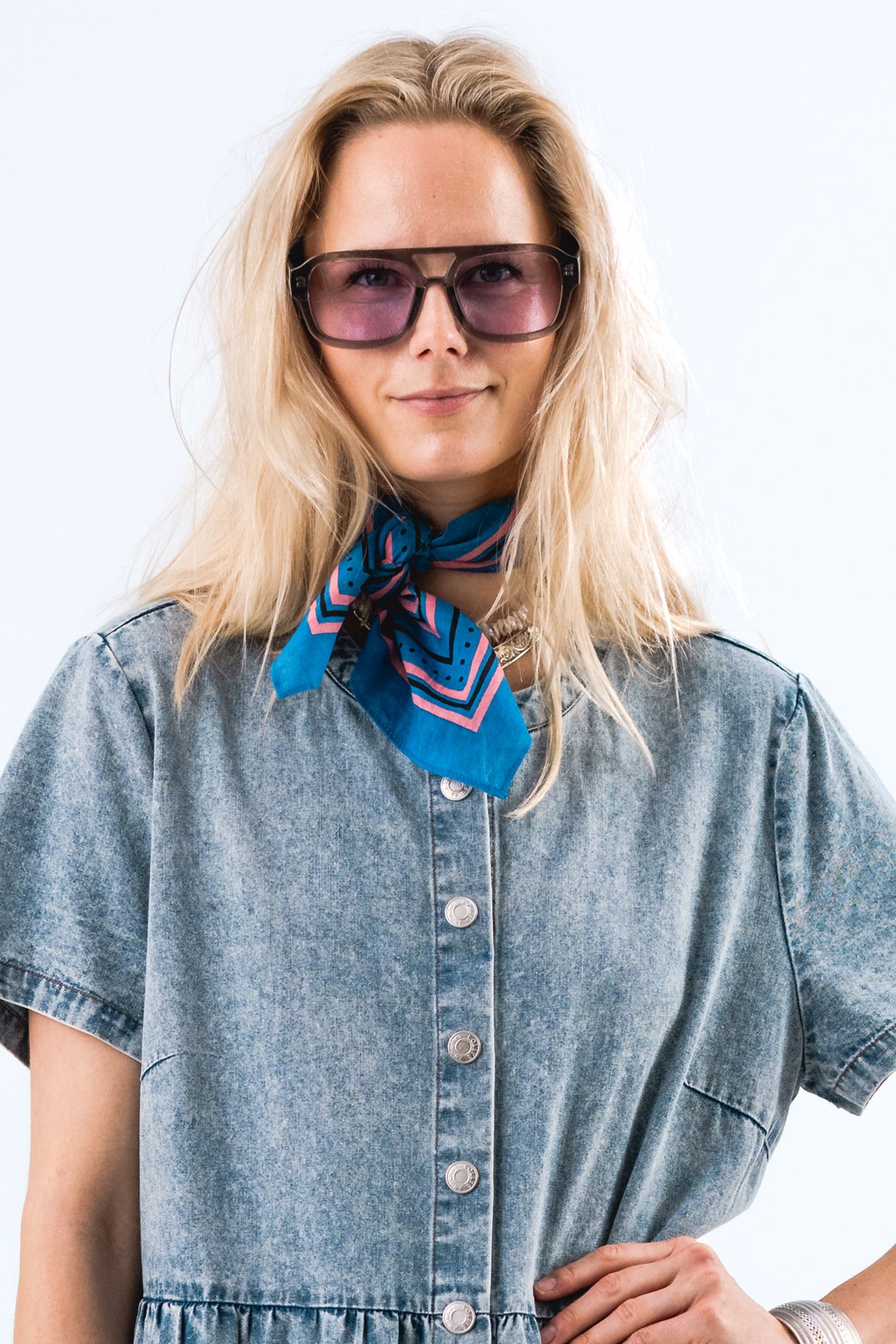 Lollys Laundry Hemlock Bandana - Blue