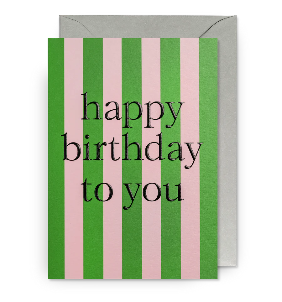 Parasol Card - Happy Birthday to You