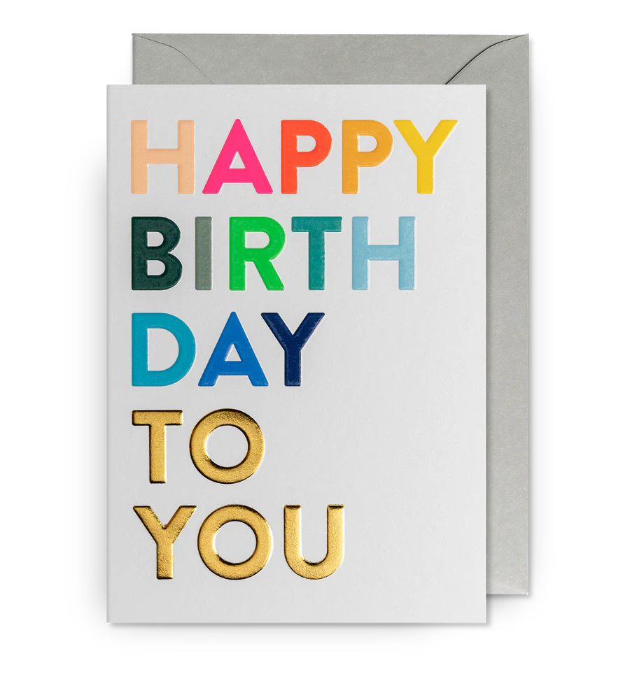 Card - Postco - Happy Birthday to You