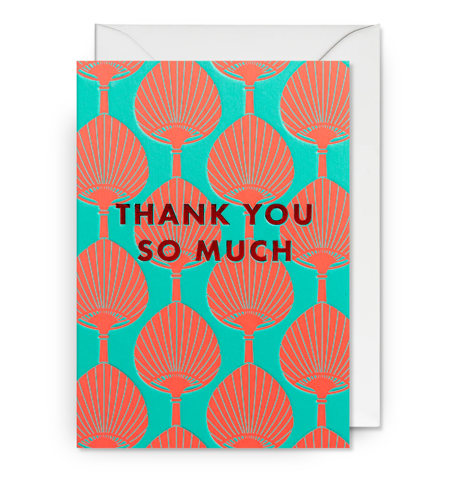 Card - Lagom x Florence Broadhurst - Thank You So Much