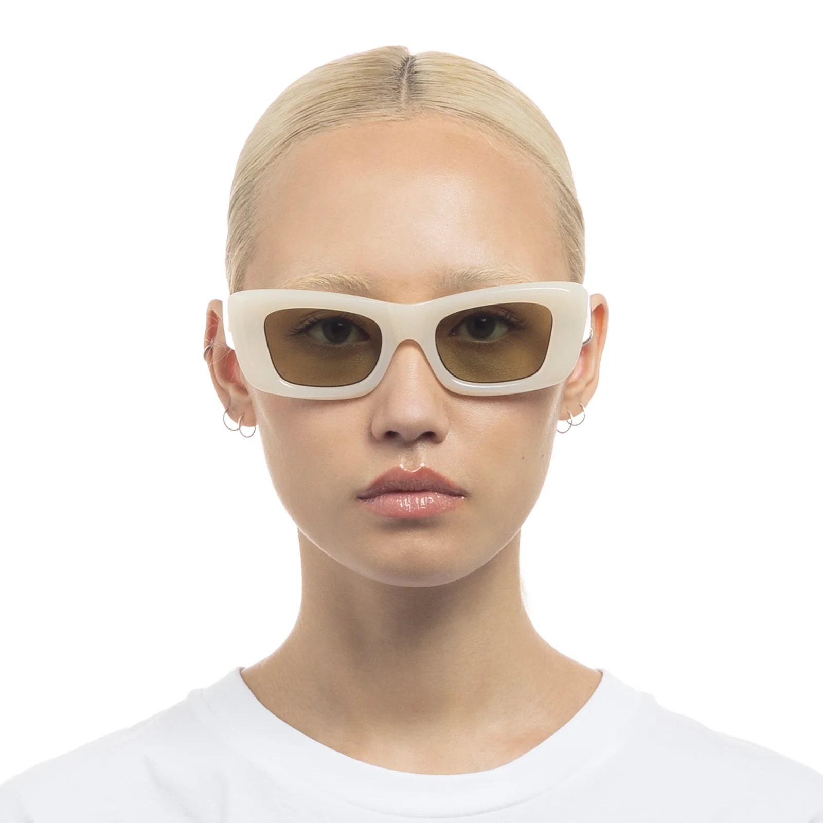 Le Specs Sunglasses Dopamine - Milky Almond