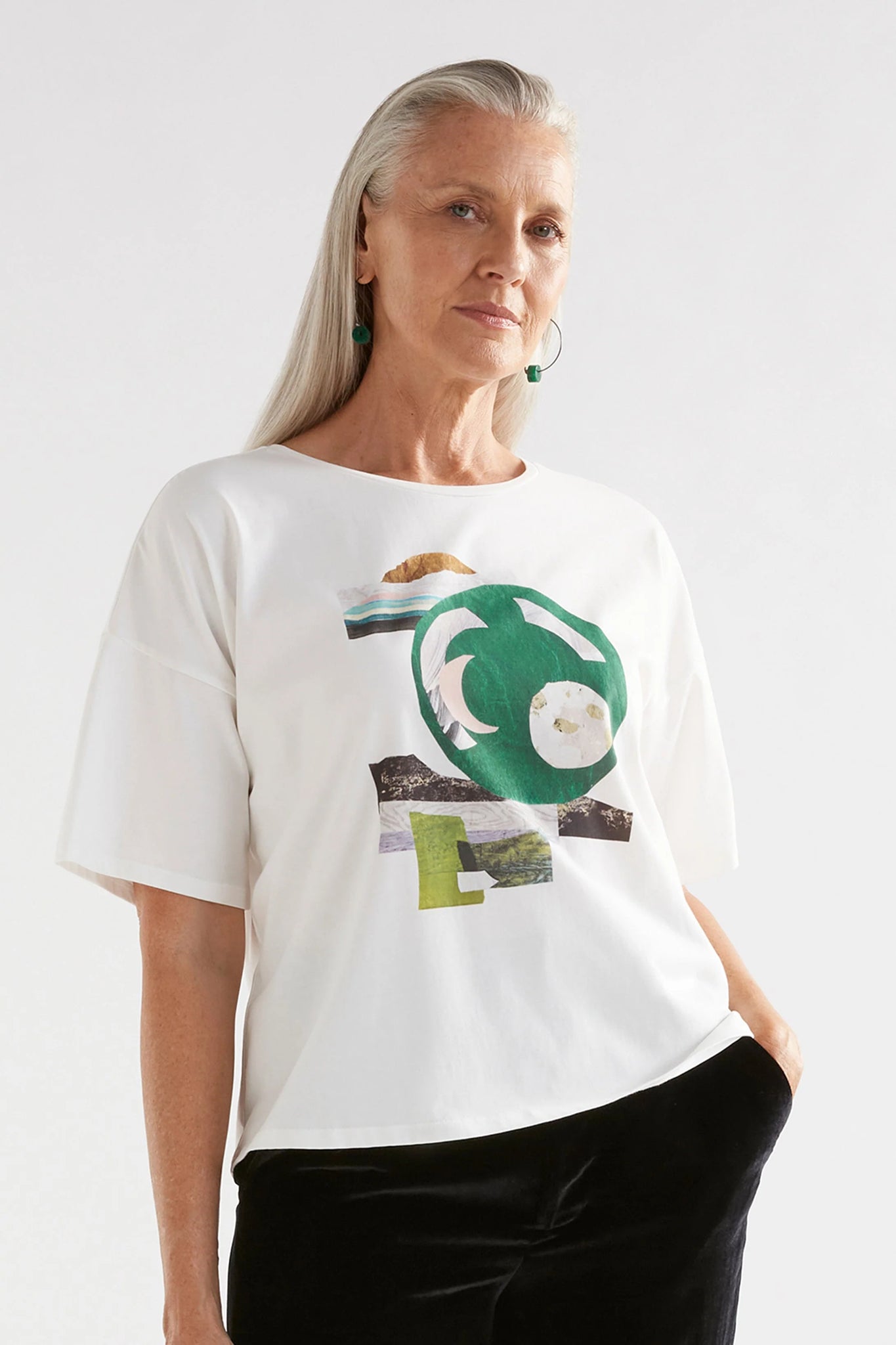 Elk Ero Tee - Luna Print