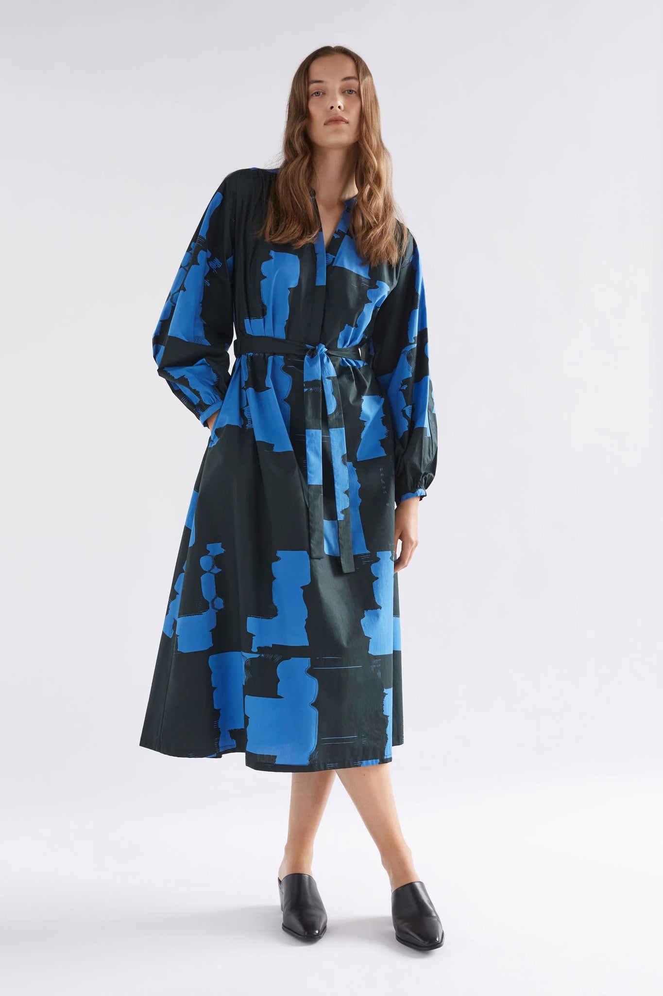 ELK Deze Dress - Blue Rolla Print